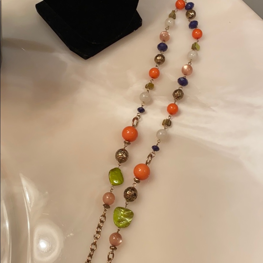 Ruby Rd. beaded necklace - Picture 4 of 5